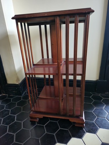 Inlaid mahogany revolving - inlaid,