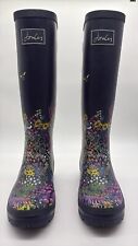 Women's Joules Wellibob Knee High Boot Welly Print (Size 7)