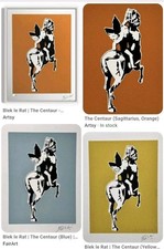 Blek Le Rat Print 'The Centaur