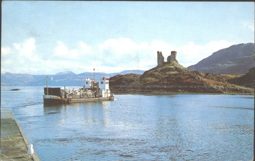 Vintage skye ferry boat - skye, &