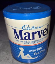 Vintage Cadburys Marvel Tin Ideal Prop Or Display Item.