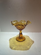 Vintage Fenton Amber Glass