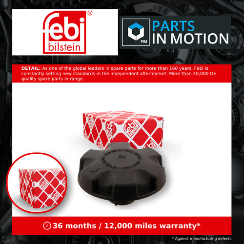 Radiator cap 29607 febi - radiator,