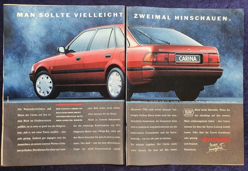1991 toyota carina liftback - toyota,