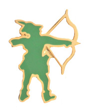 Archery Green Pin Badge