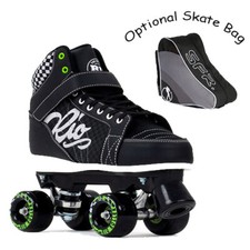 Rio Roller Mayhem II Quad Skates Black - FREE SKATE TOOL!