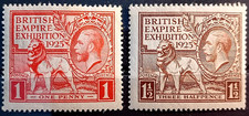 Kgv 1925 sg432 433 british - gb,