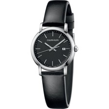 Calvin Klein Swiss Made Ladies Leather Watch Brand New Tags K9H231C1