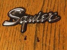 Squier Squire Fender Amplifier Grille Logo Badge Emblem Genuine 4.5" 11cm