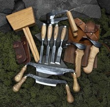 11-Piece Hand-Forged Wood