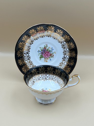 Vintage queens china cup - vintage,