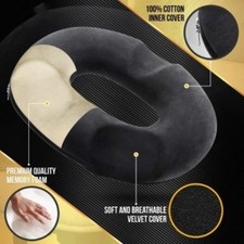 Donut Cushion Memory Foam Medical Ring Seat Pain Relief Orthopedic Pillow~