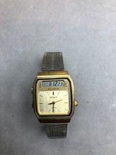 Vintage SHIVAS Dual time Alarm Chronograph