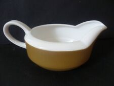 Vintage Susie Cooper Wedgwood Amber Contrast Large Milk Jug Gravy Boat C2095