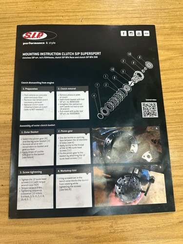 Sip vespa supersport clutch - sip,