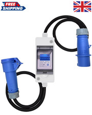 Mobile Digital Electricity Meter 230 V Power Consumption Meter with LED/Reset