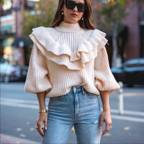 Womens sweater blogger - h&m,
