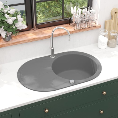 Granite kitchen sink single - granite,
