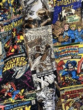 Marvel Comic Book Fabric