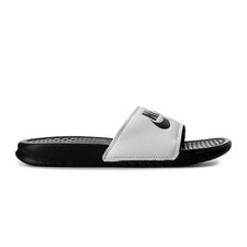 Nike Benassi JDI Slides Black & White Unisex Pool Sliders