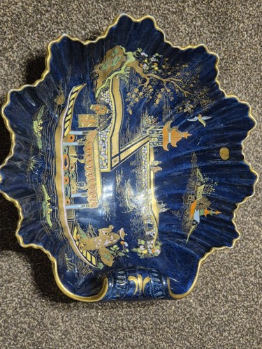 Blue carlton ware - carlton,