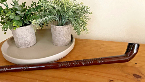 Antique hand carved wooden - hand,