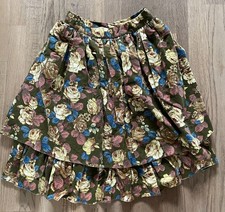 Vintage khaki corduroy floral