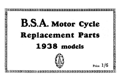 1938 bsa all models - (0267),