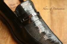 Moreschi Quilt Black Ostrich