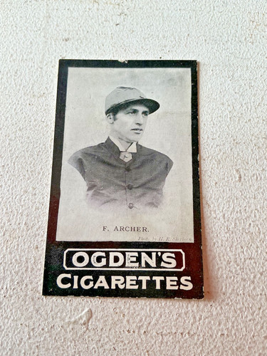 Archer jockey card ogdens - archer,