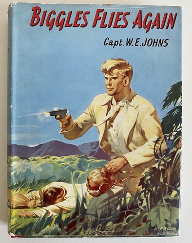 Johns biggles flies again - w,