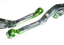 KAWASAKI H2R 2015-2021 BRAKE AND CLUTCH LEVER FOLDING EXTENDING LASER ENGRAVED