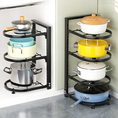 Kitchen pan pot - stand, rack