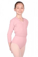 Roch Valley Cross Over Wrap Cardigan Nikki Cotton Lycra Ballet Dance Pink