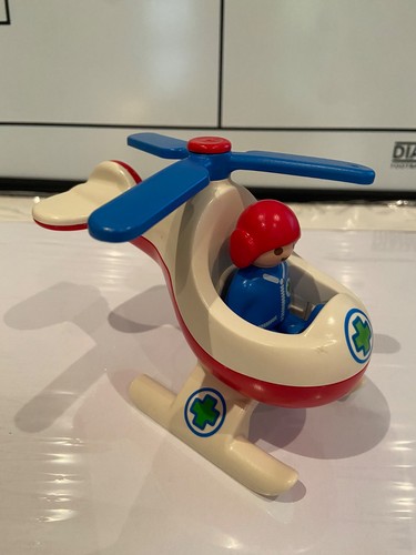 Playmobil helicopter 123 set - playmobil,