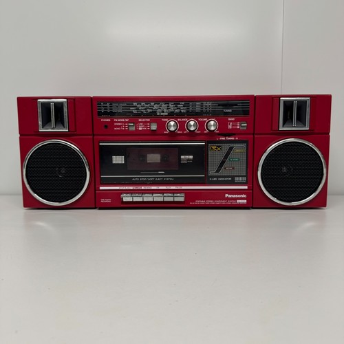 Panasonic c37l red boombox - red,