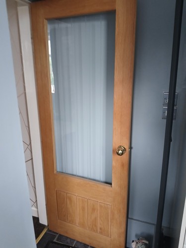 Light oak half glazed - oak,