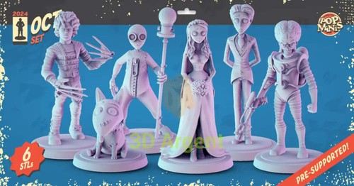 Tim burton icons figures - burton,