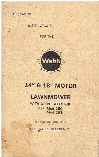 Webb model 250 253 - &, (14"