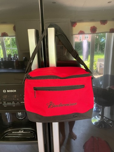 Budweiser beer can - budweiser, cooler