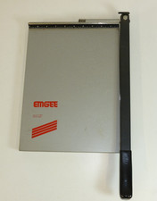 Vintage Emgee  Metal Paper & Photo Trimmer  13” British made #FT