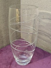 Large 30cm Chunky Clear Glass