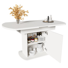 Extendable oval dining table - oval,