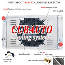 For 1985-1991 PORSCHE 944 2.5L TURBO S2 3.0L AT 3 Row Radiator Shroud Fan Relay