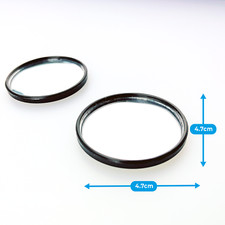 2X Car Van Mpv Blind Spot Mirror Towing Reverse Blindspot Driving Wing Stick On