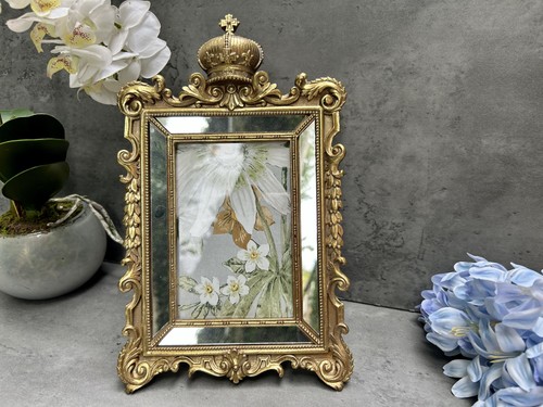 Antique gold photo frame - antique,