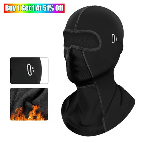 Black balaclava hat full face - balaclava,