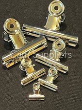 Silver Bulldog Foldback Clips