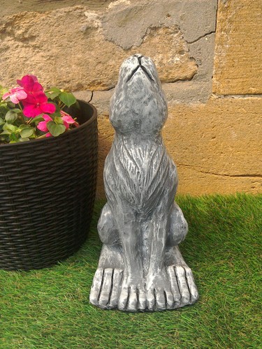 Rabbit stone garden ornament - rabbit,