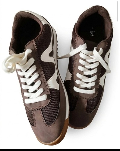 Women brown retro low - tu,